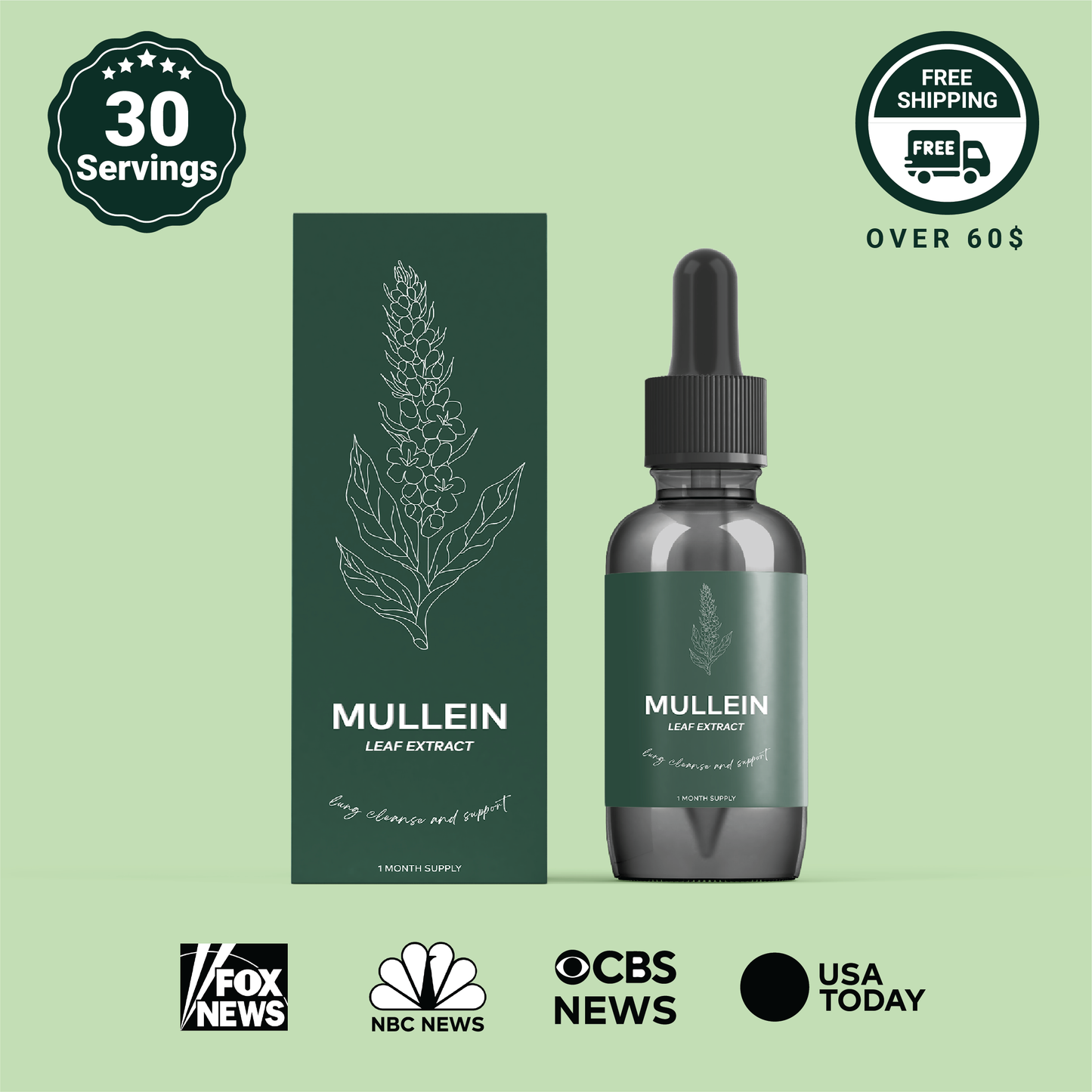 Mullein Leaf Extract Drops