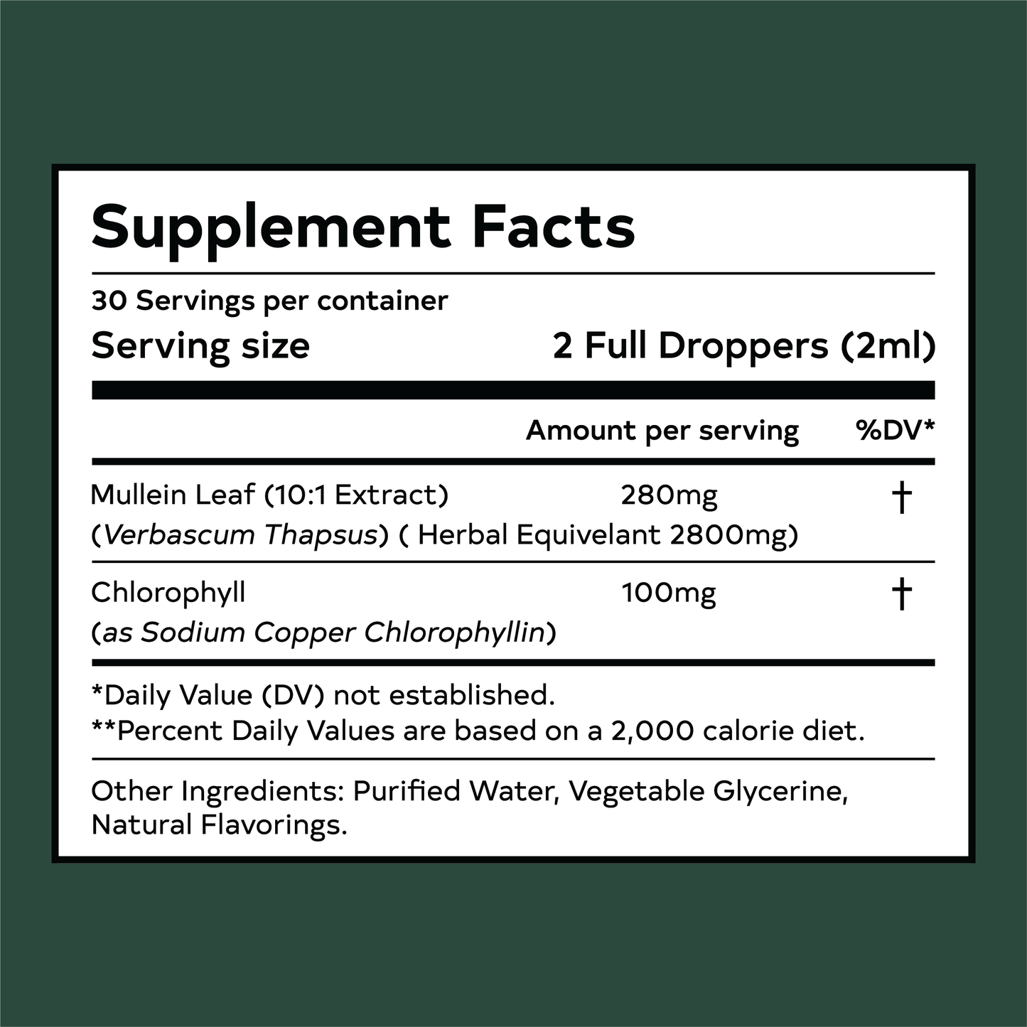 Mullein Leaf Extract Drops 3-Pack